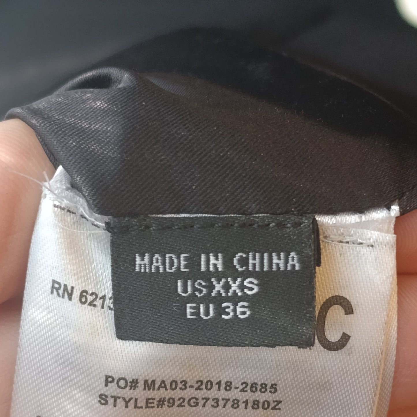 Abito nero pizzo Marciano tg XXS