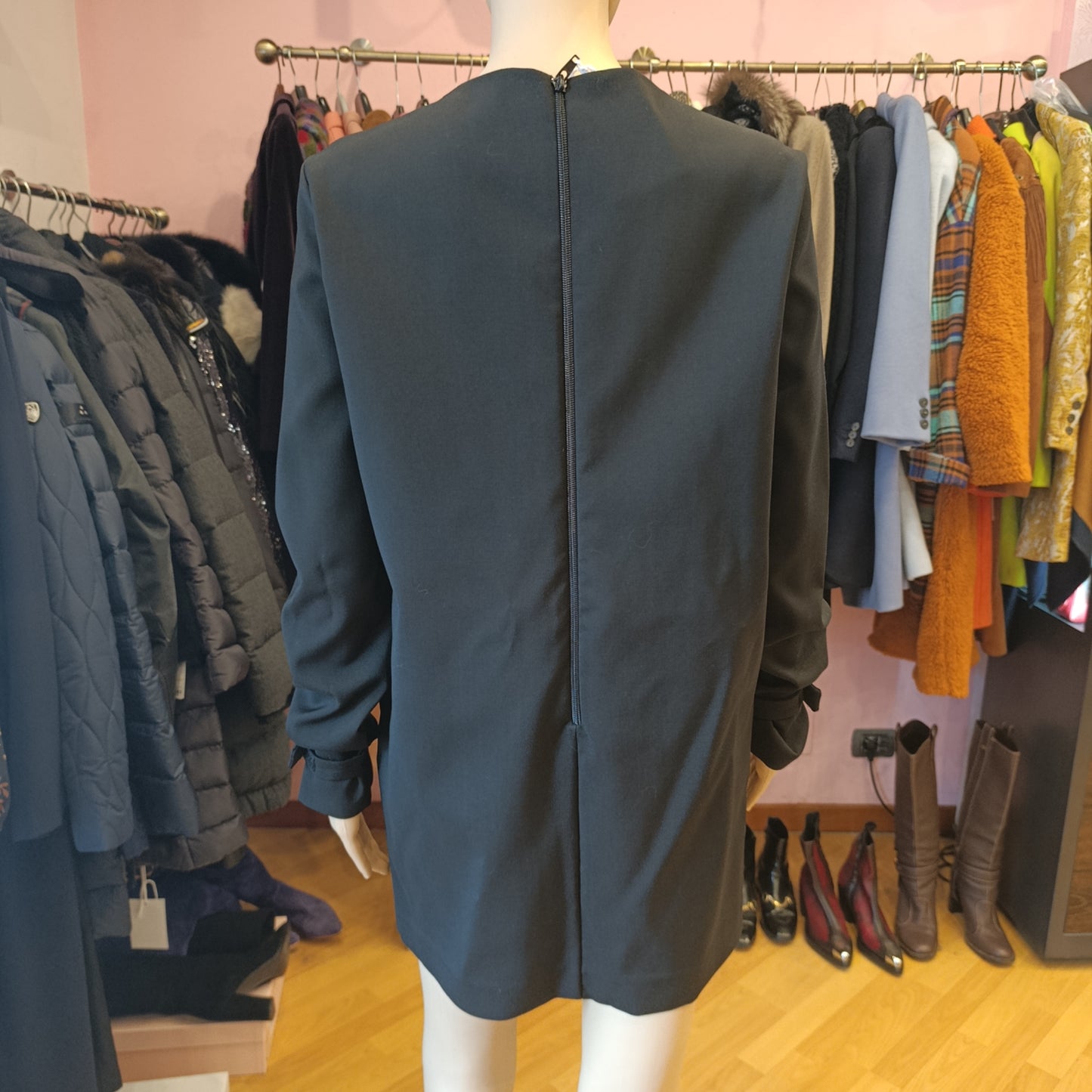 Abito nero Jilsander tg 34 fr