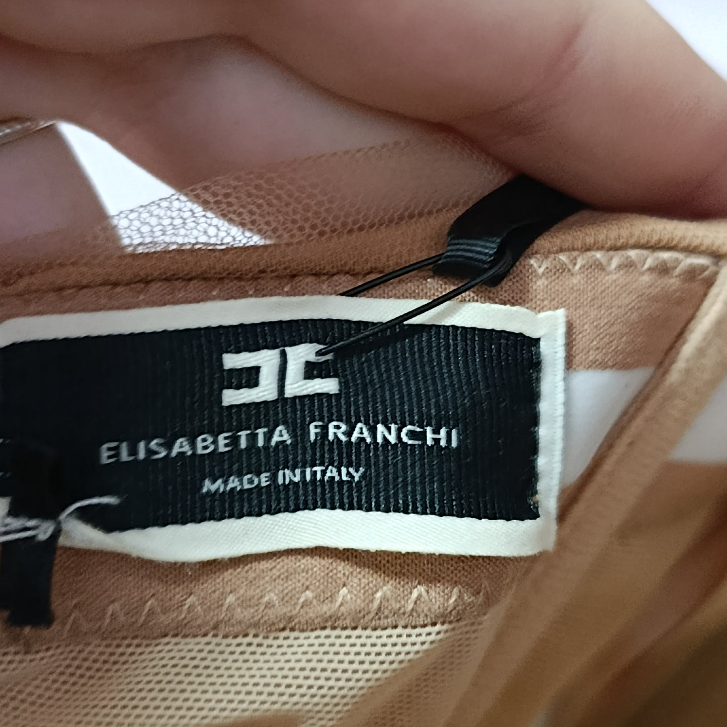 Abito Elisabetta Franchi cipria tg 40