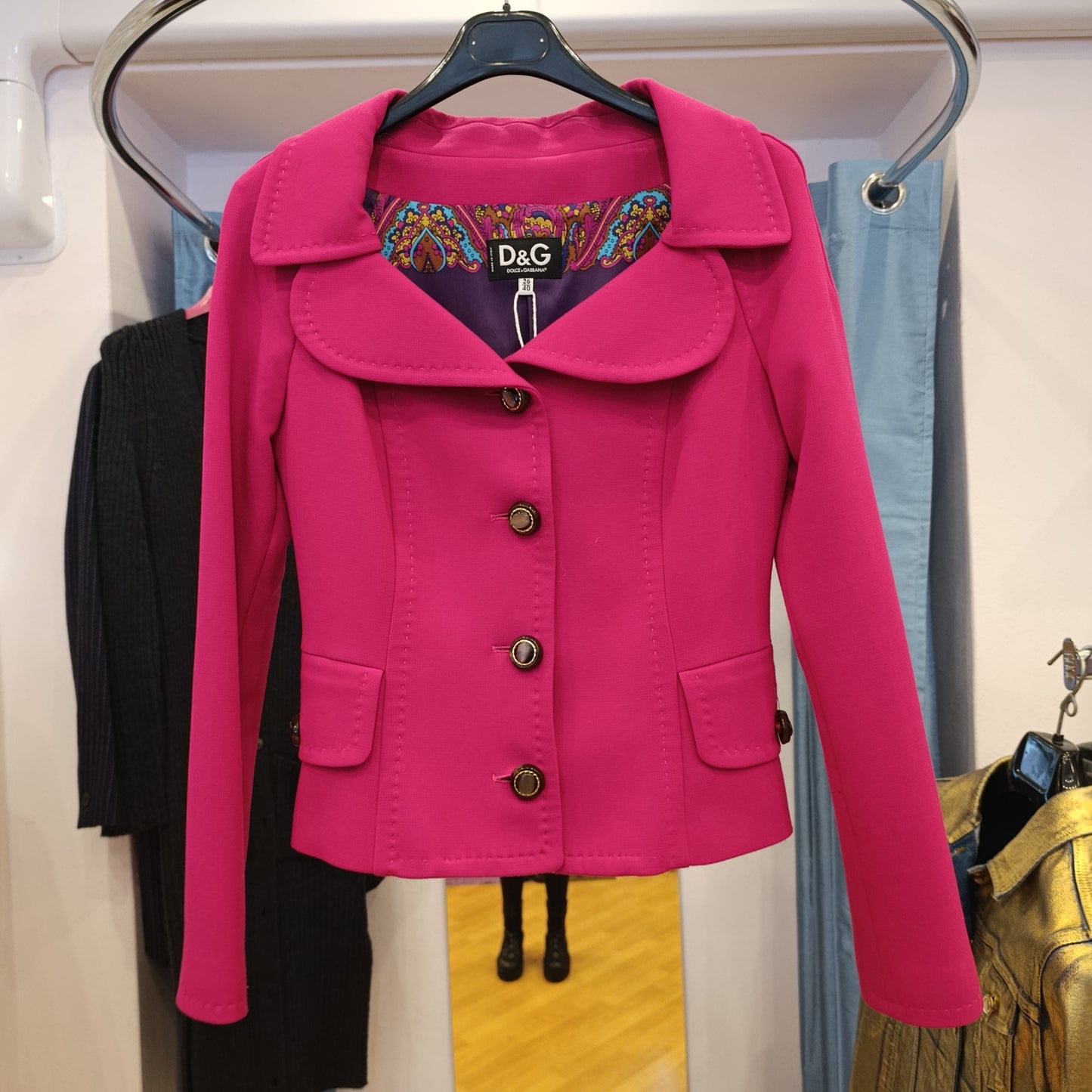 Blazer fucsia Dolce e Gabbana tg 40