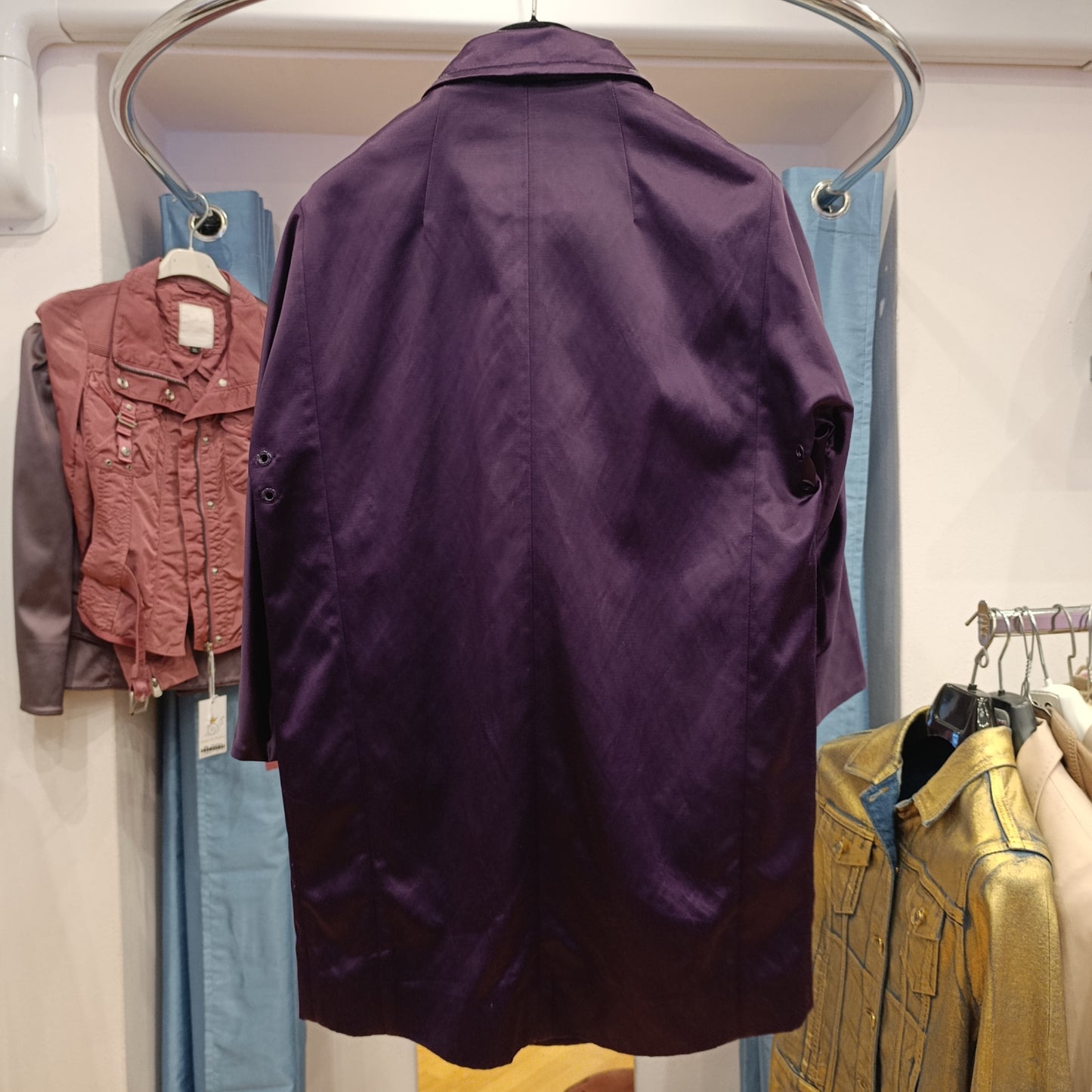 Cappotto/Trench Pirelli viola tg 40