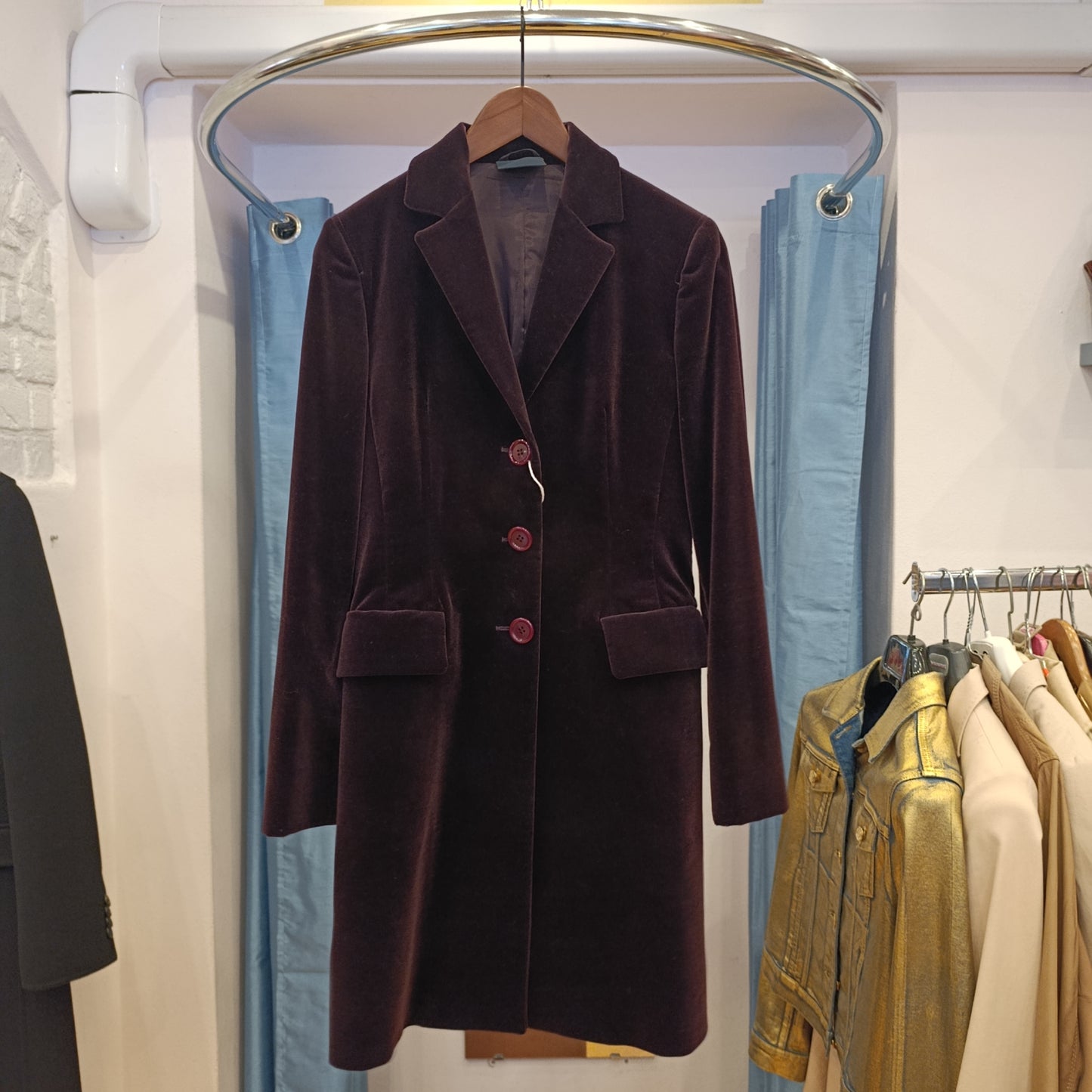 Cappotto Aspesi tg 42 vinaccia