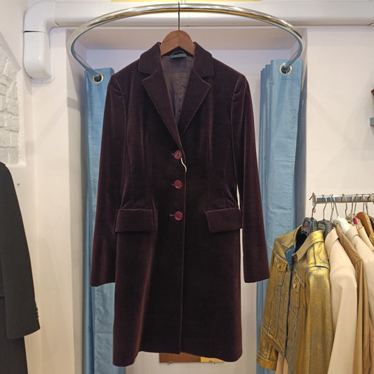 Cappotto Aspesi tg 42 vinaccia