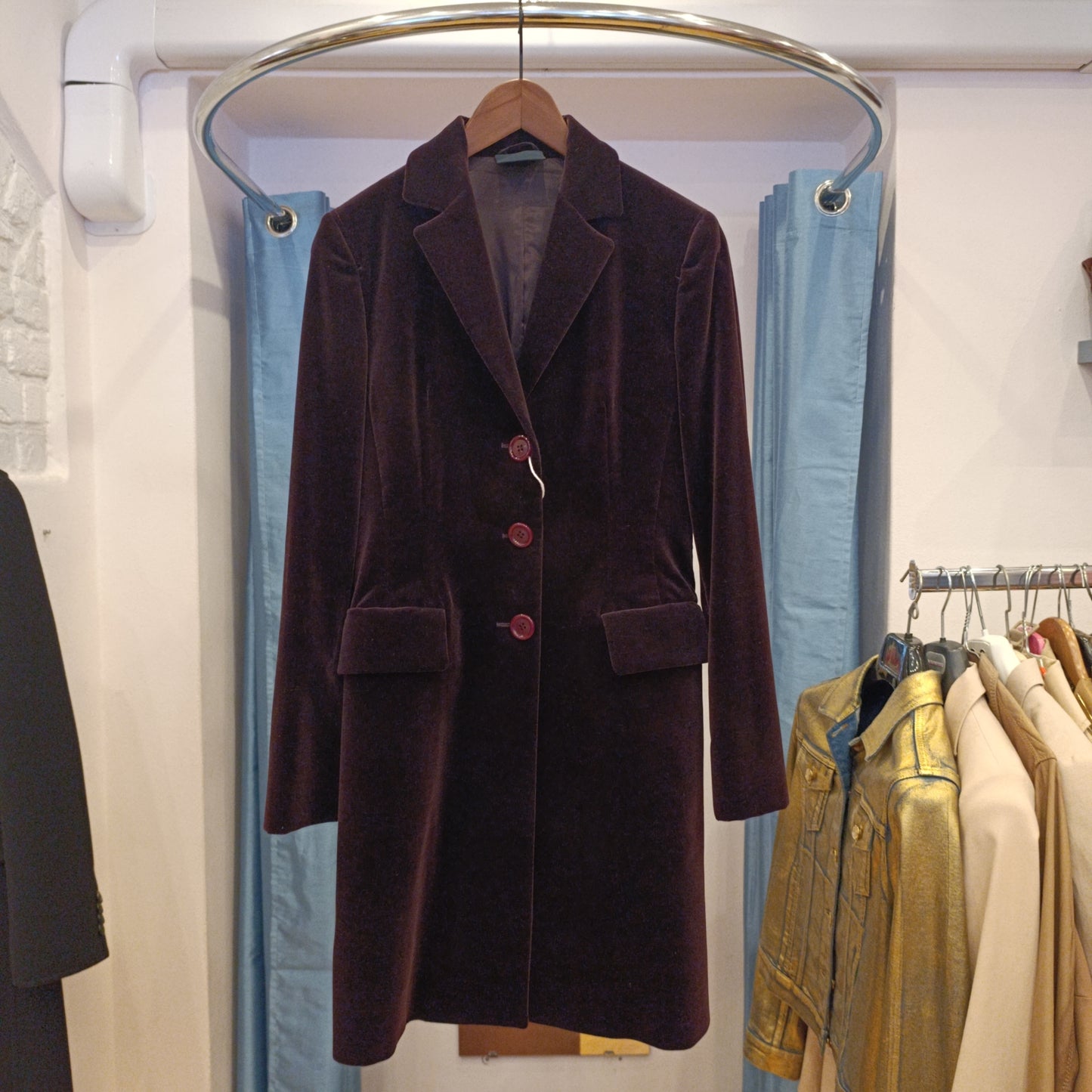 Cappotto Aspesi tg 42 vinaccia