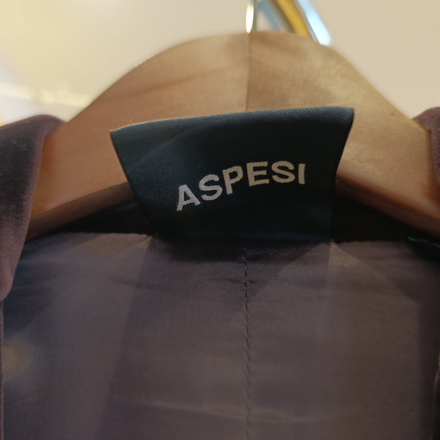 Cappotto Aspesi tg 42 vinaccia