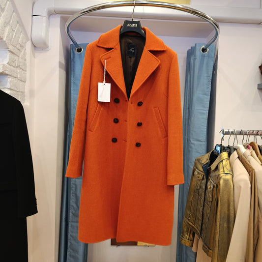 Cappotto Fay arancio tg L