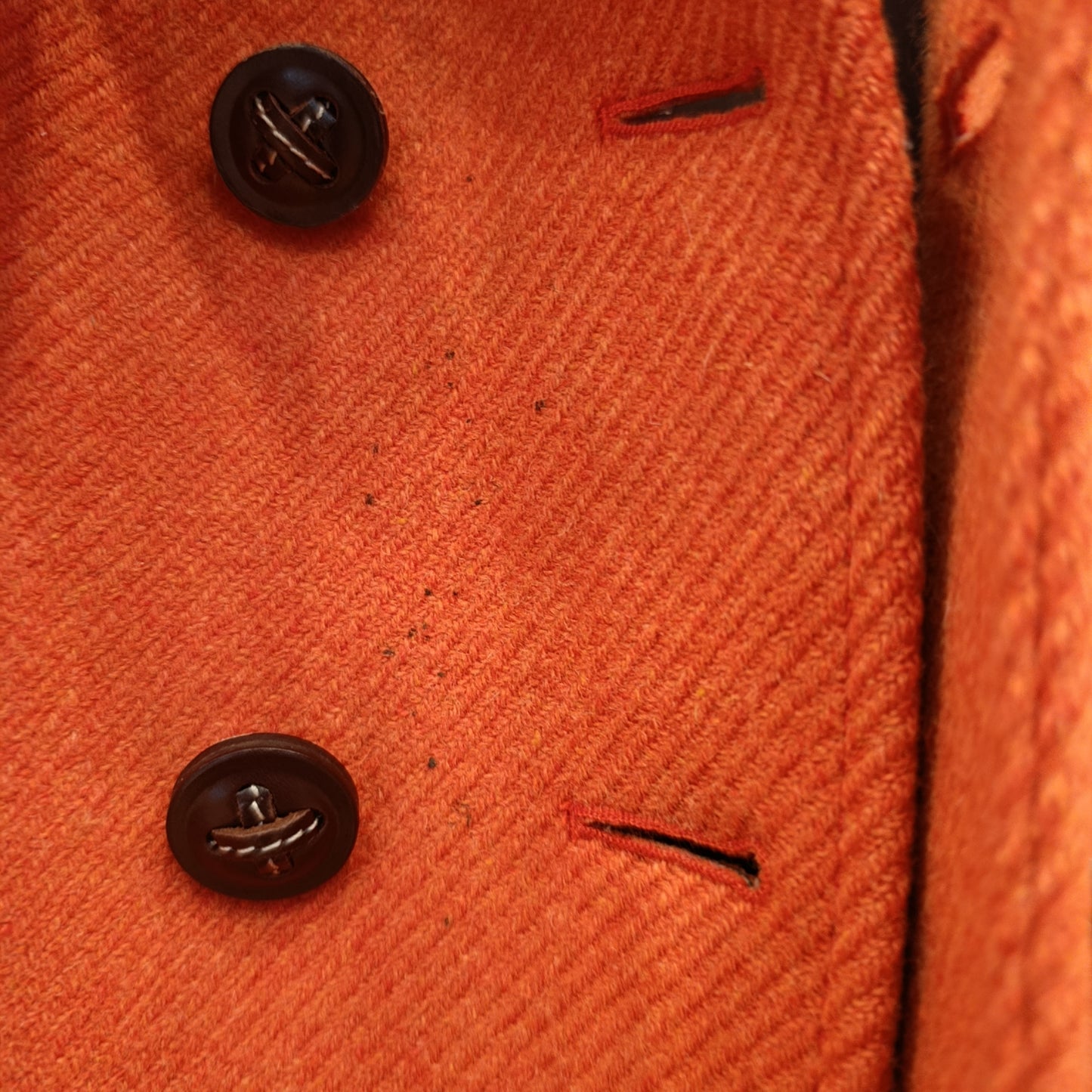 Cappotto Fay arancio tg L