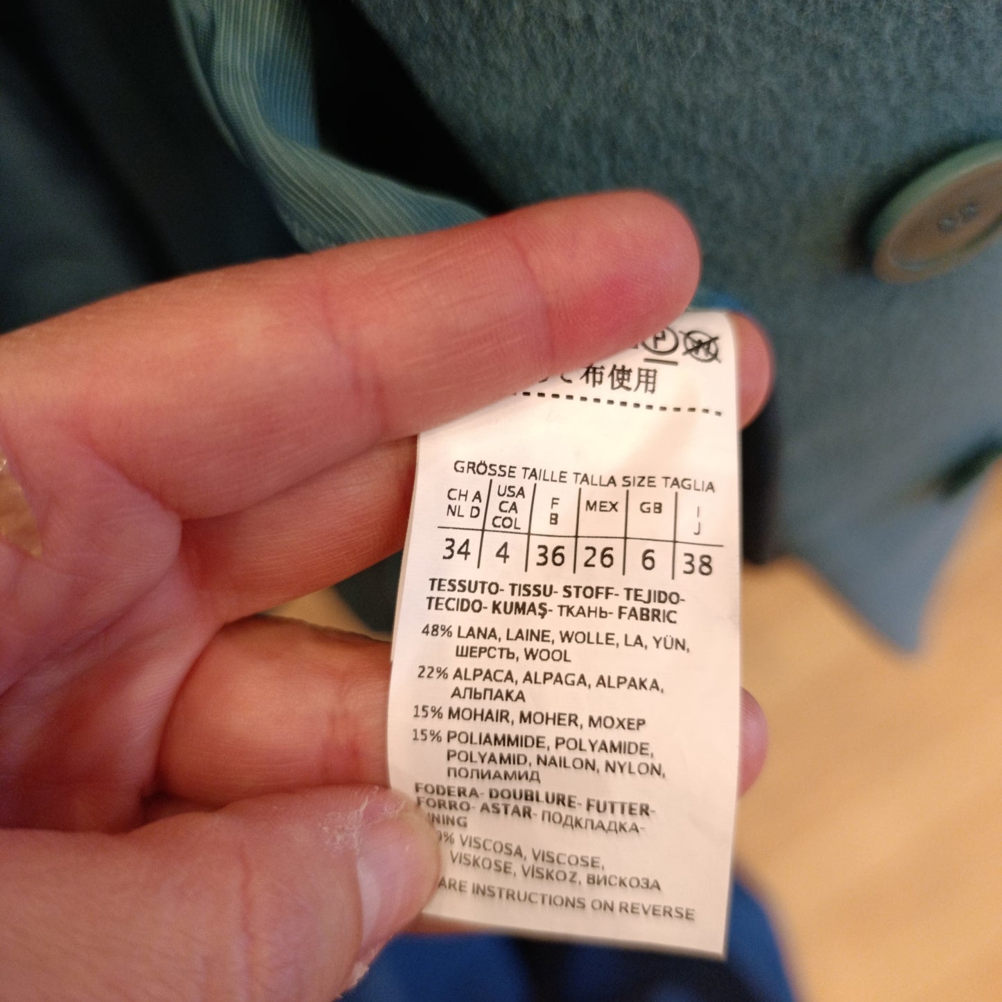 Cappotto MaxMara tg 38 leggermente over