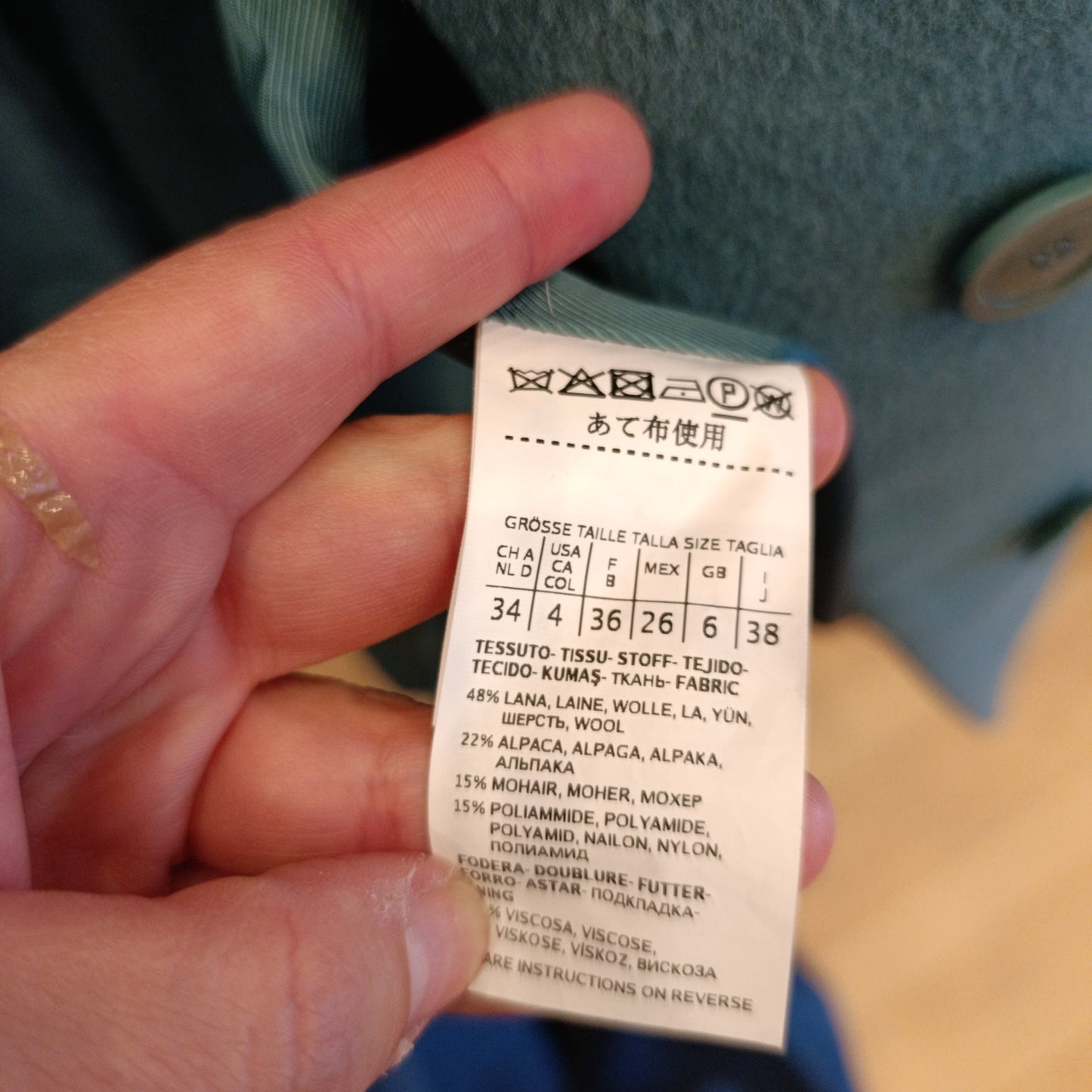 Cappotto MaxMara tg 38 leggermente over