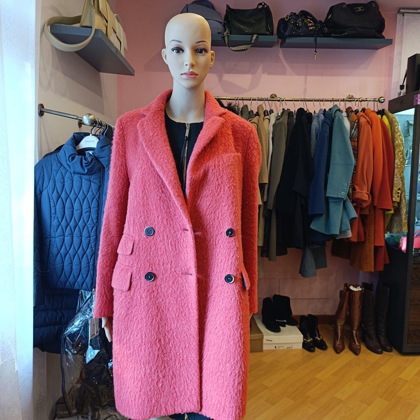 Cappotto MsGm rosa tg 40