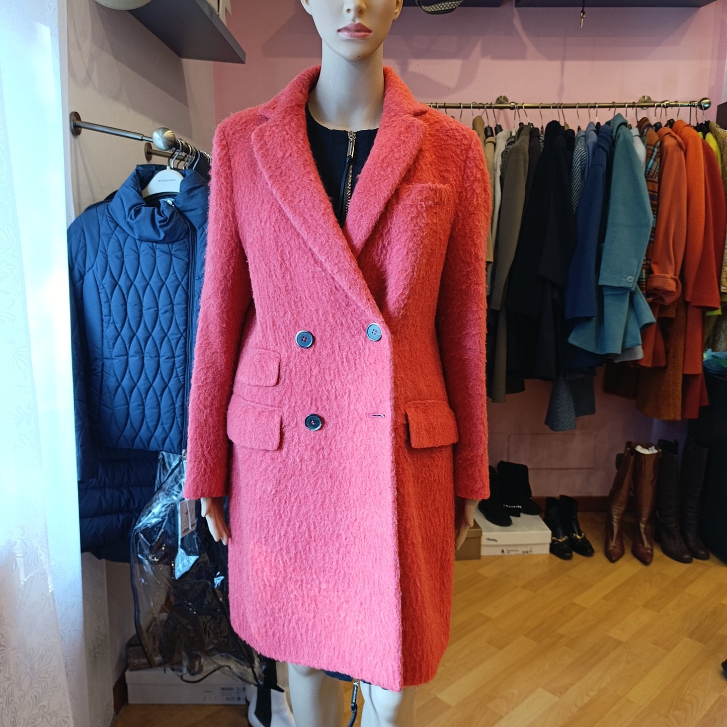 Cappotto MsGm rosa tg 40