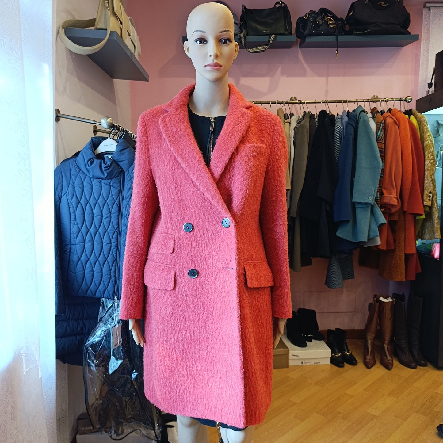Cappotto MsGm rosa tg 40