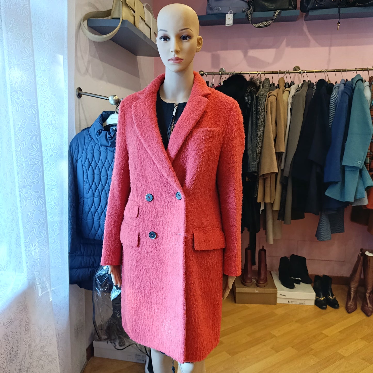 Cappotto MsGm rosa tg 40