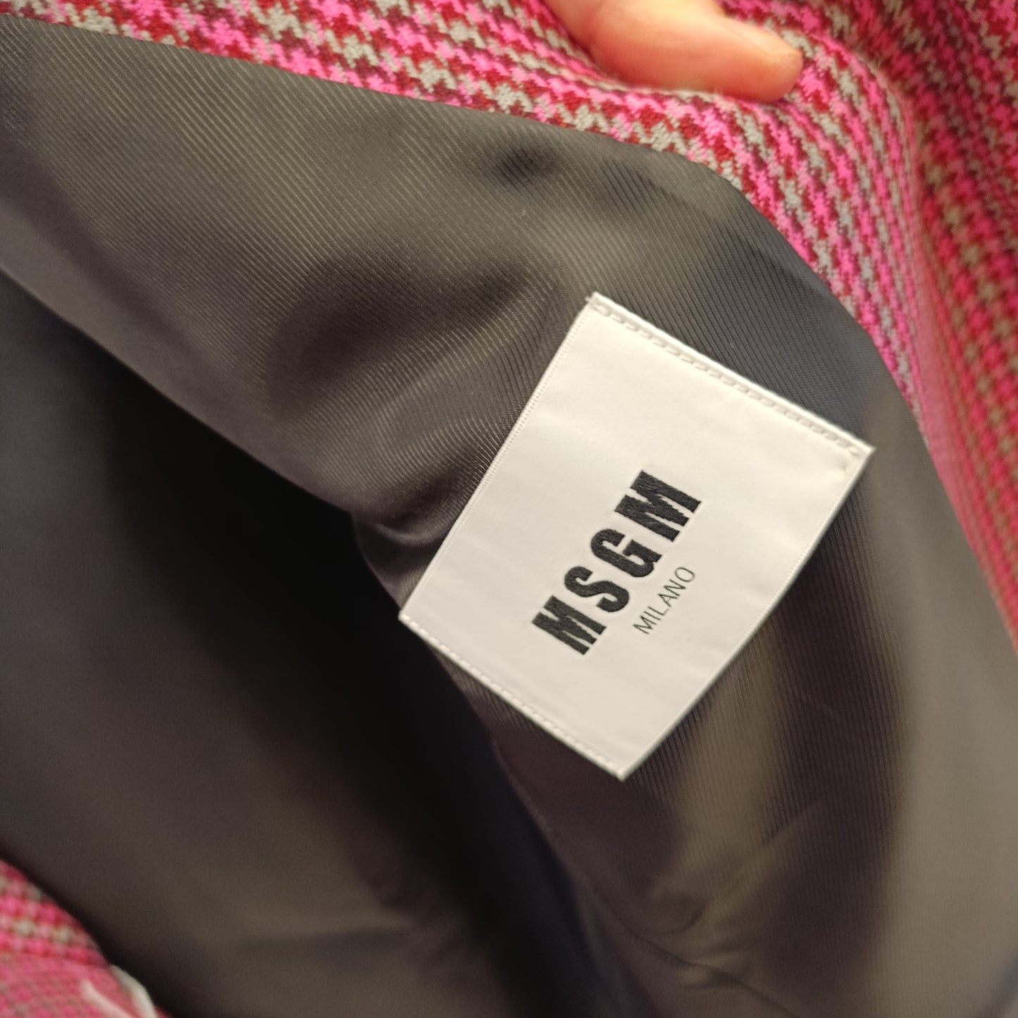 Cappotto MsGm quadretti tg 40 over