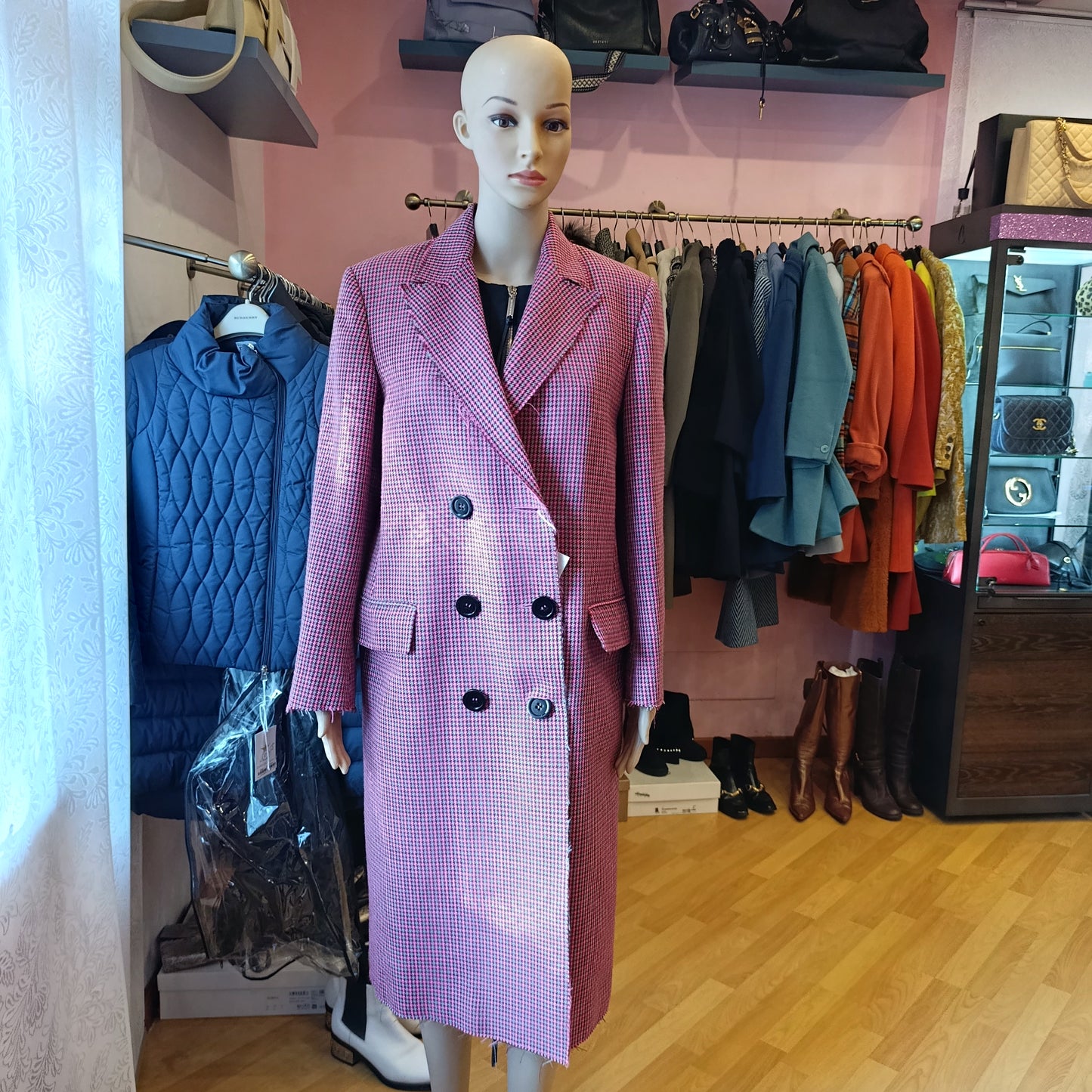 Cappotto MsGm quadretti tg 40 over