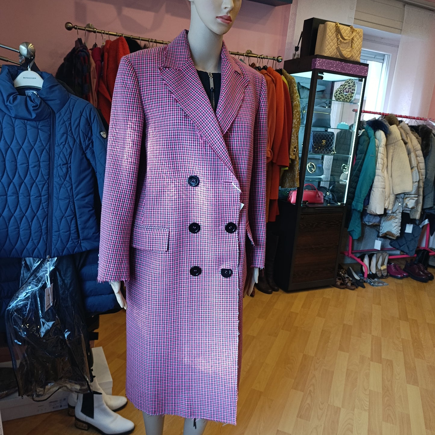 Cappotto MsGm quadretti tg 40 over