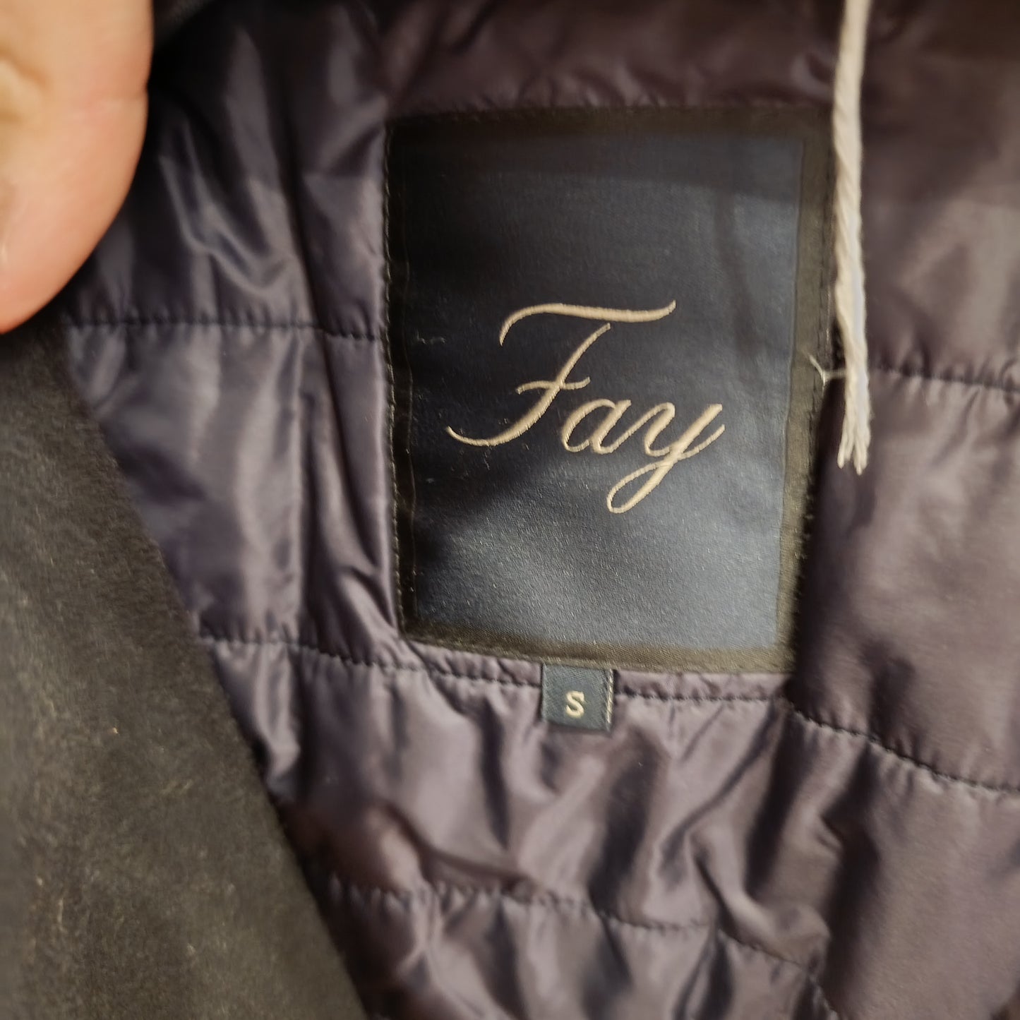 Cappotto Fay corto tg S trapuntato