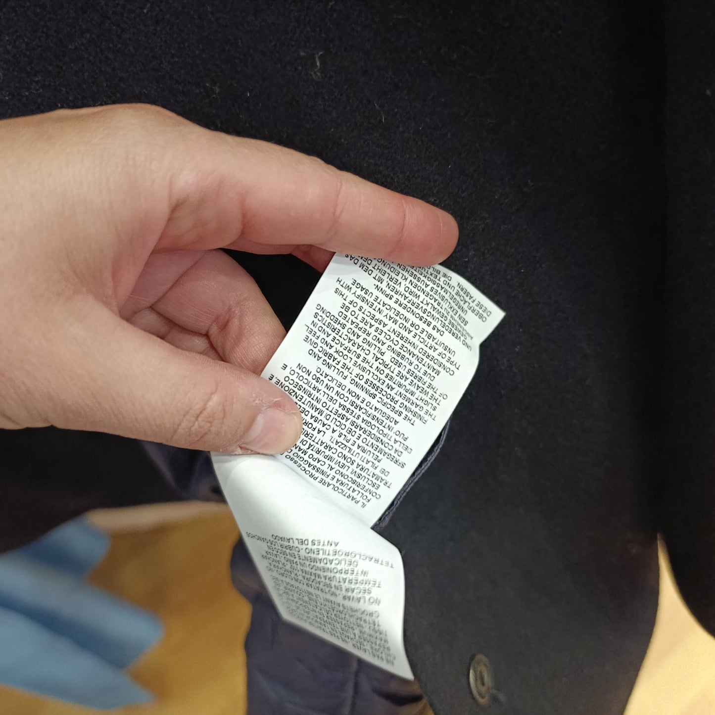 Cappotto Fay corto tg S trapuntato