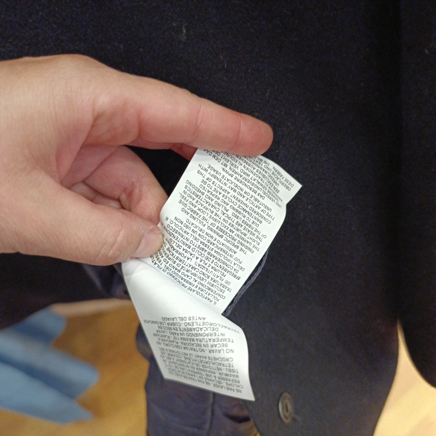 Cappotto Fay corto tg S trapuntato