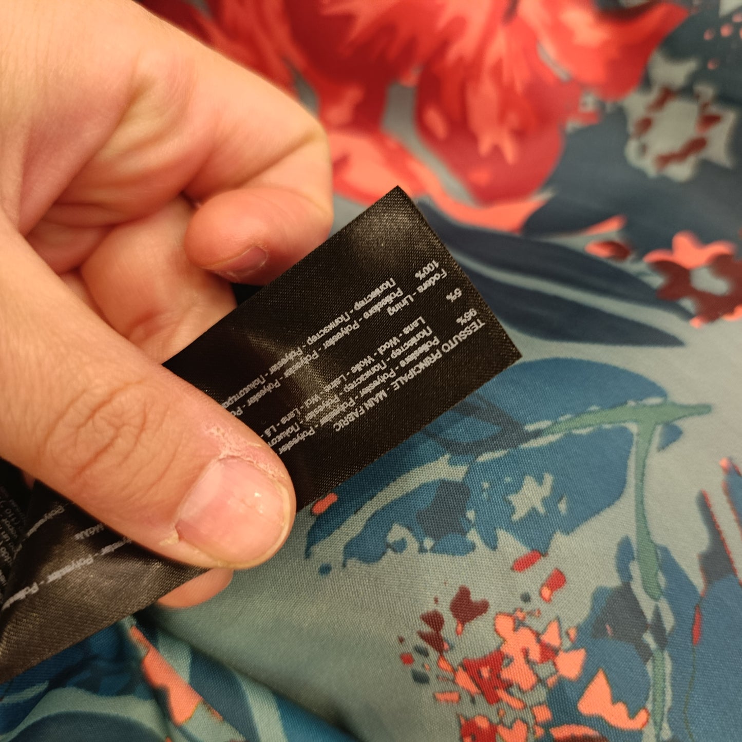 Cappotto rosso Fred Mello tg S