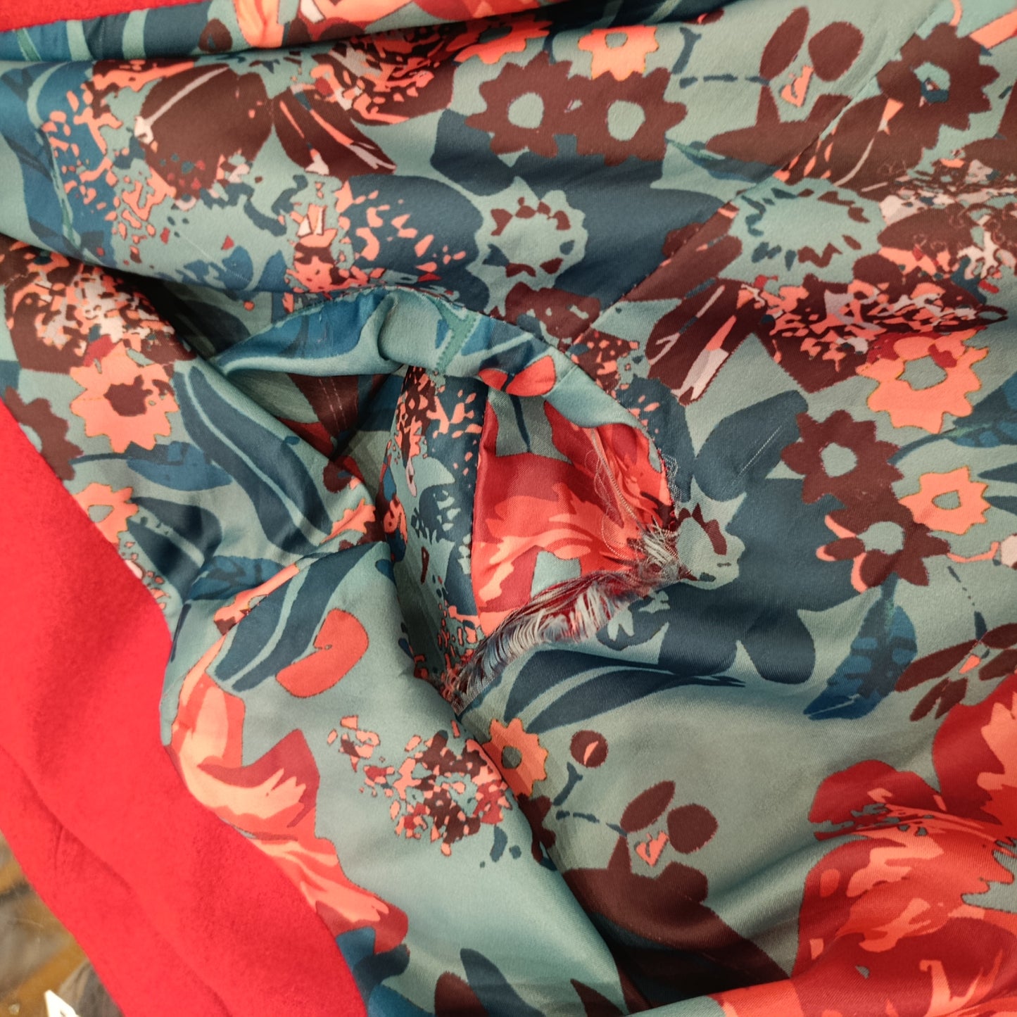 Cappotto rosso Fred Mello tg S