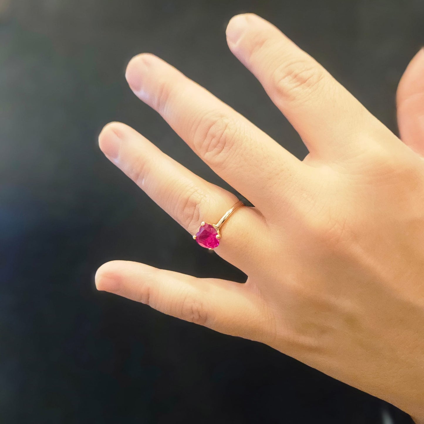 Anello Dodo cuore mis 16