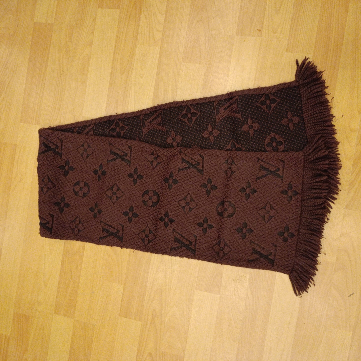 Sciarpa Louis Vuitton marrone