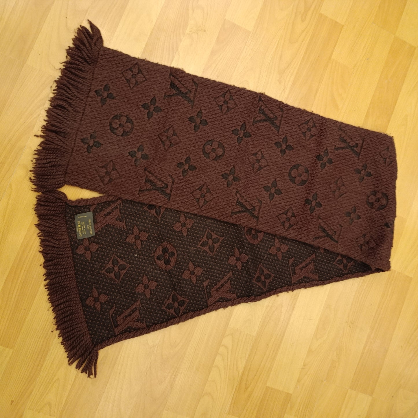 Sciarpa Louis Vuitton marrone