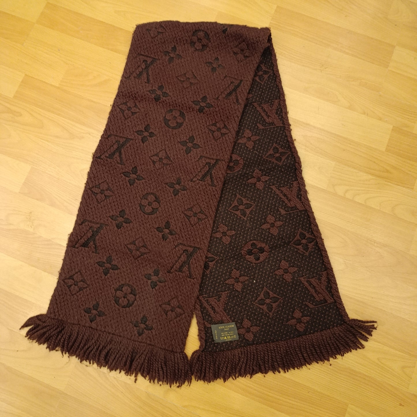 Sciarpa Louis Vuitton marrone