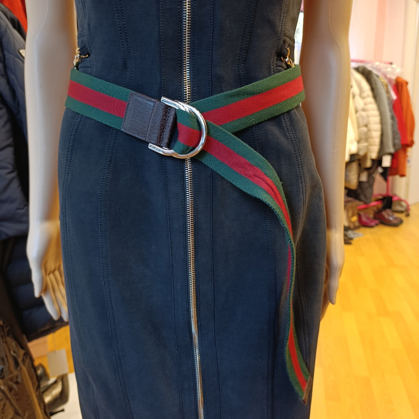 Cintura Gucci tela tg 100