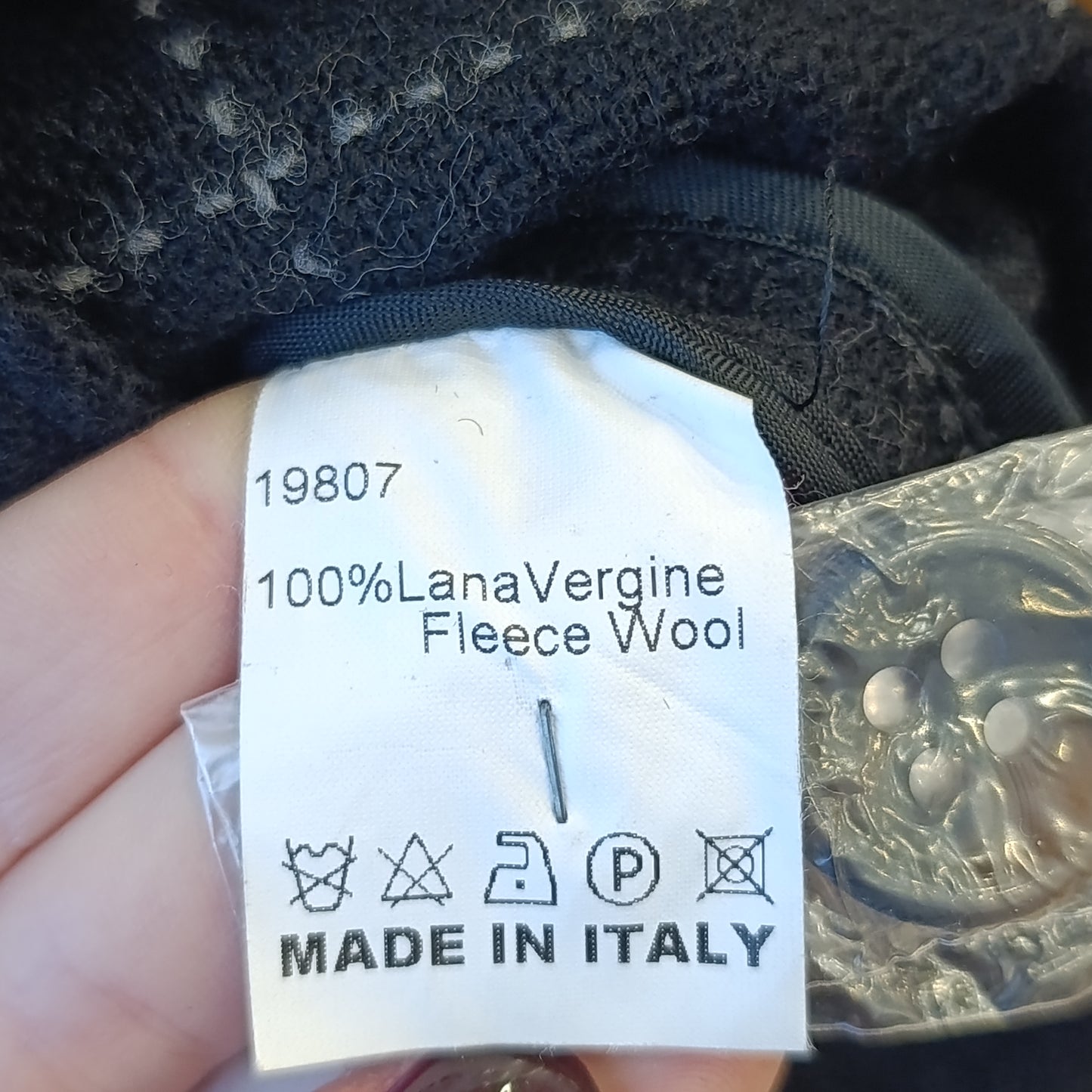 Blazer nero a quadri Alberto Biani tg 40