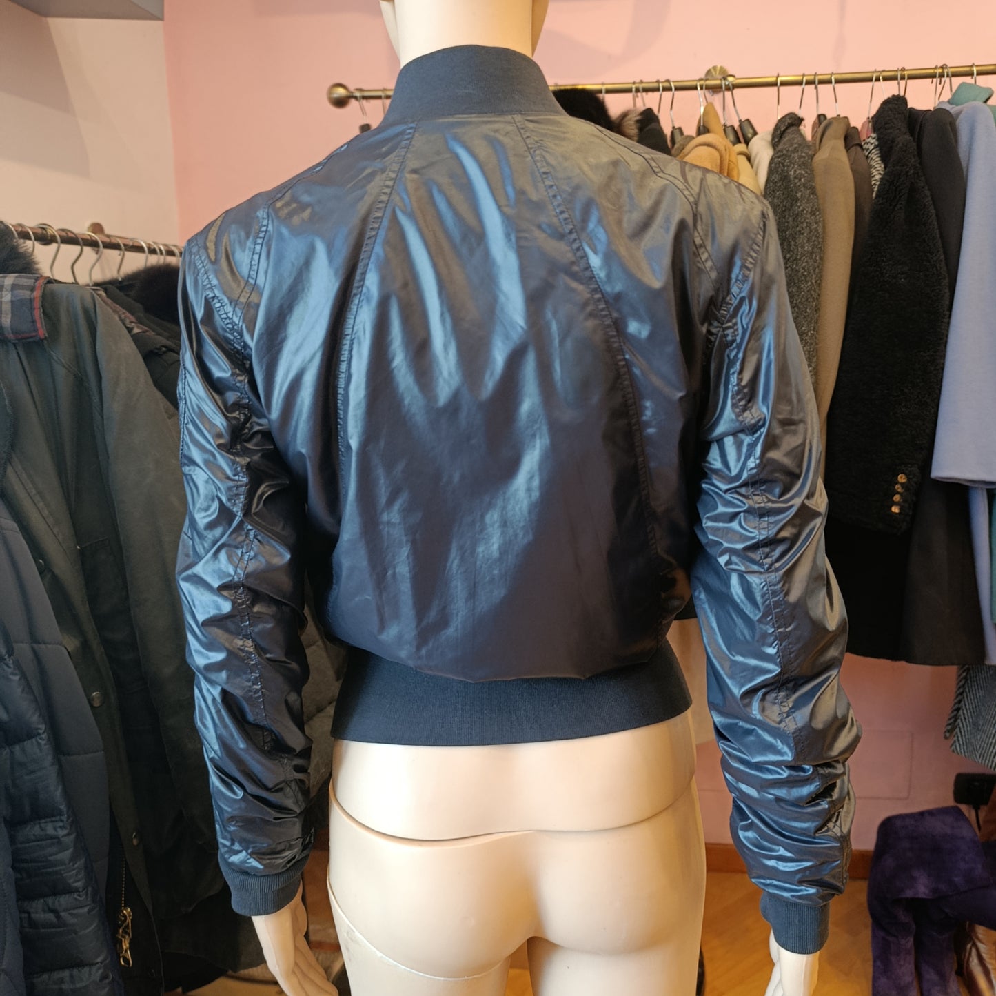 Bomber double-face nero/moro ADD tg 40