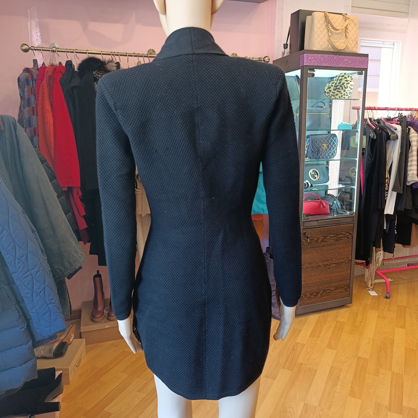 Cardigan nero Elisabetta Franchi tg 42