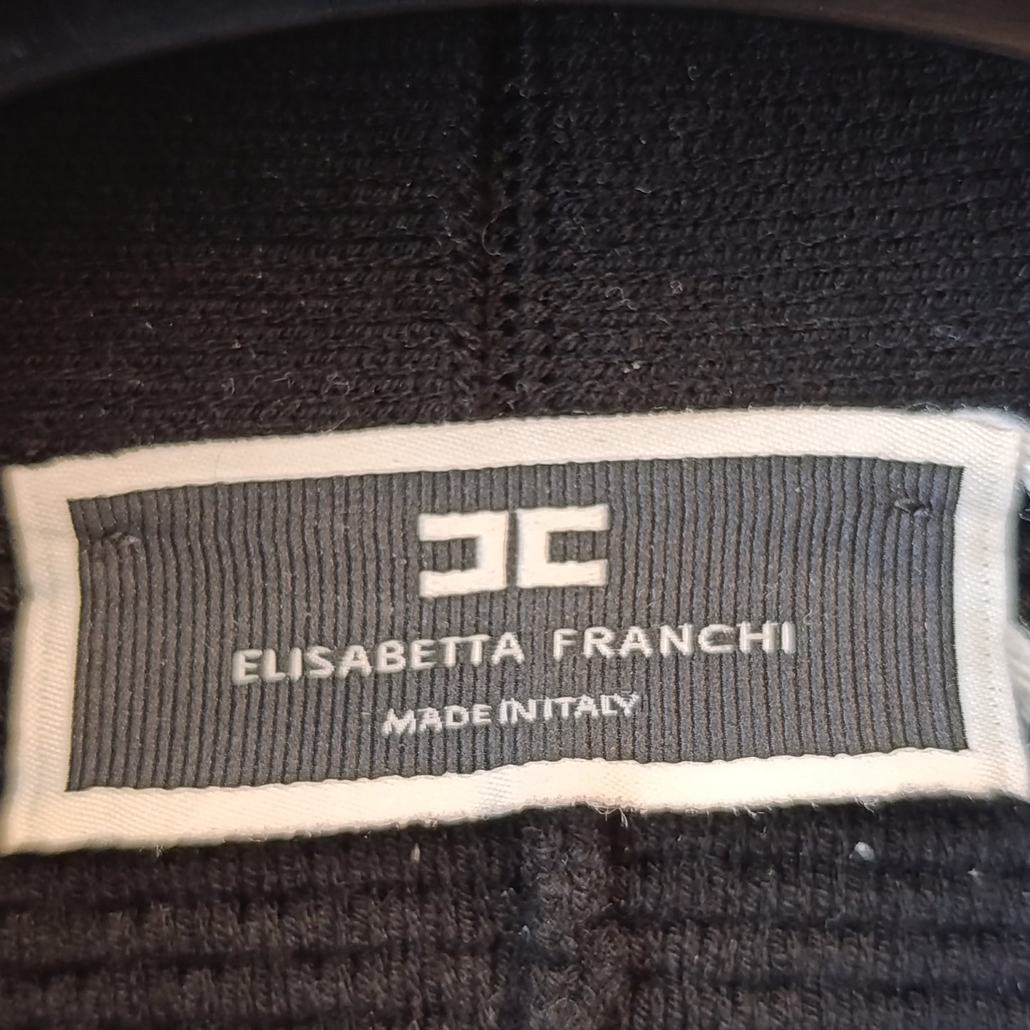 Cardigan nero Elisabetta Franchi tg 42