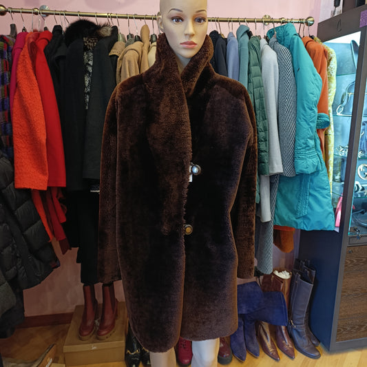 Pelliccia castorino moro tg M/L