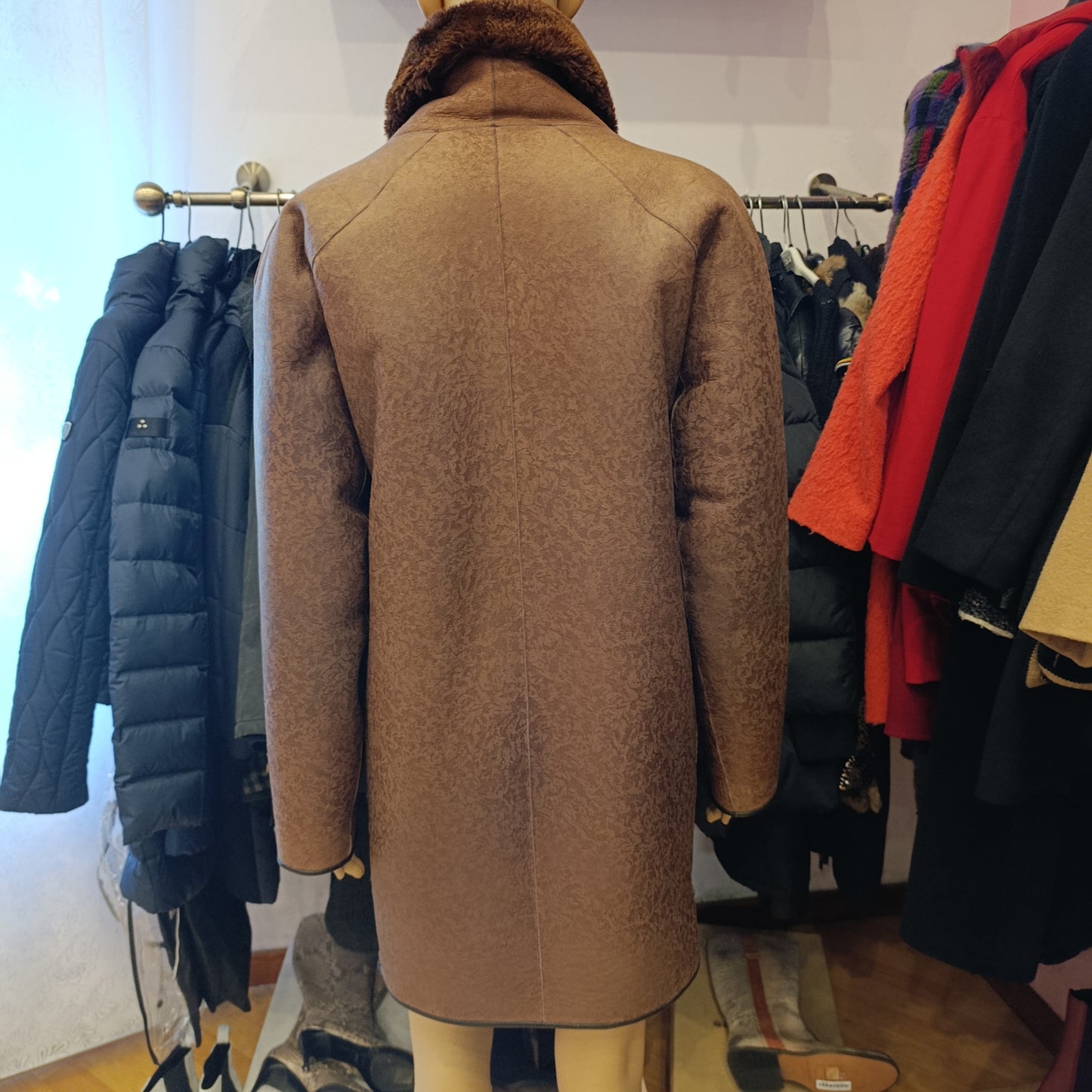 Pelliccia castorino moro tg M/L