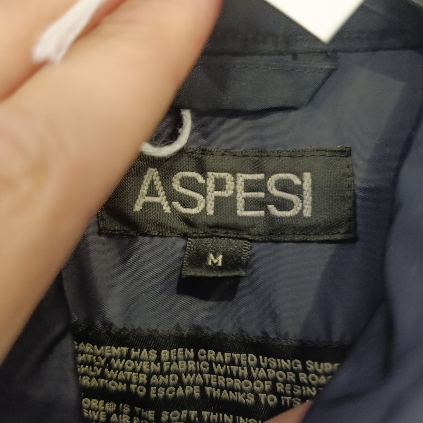 Piumino Aspesi tg M blu notte