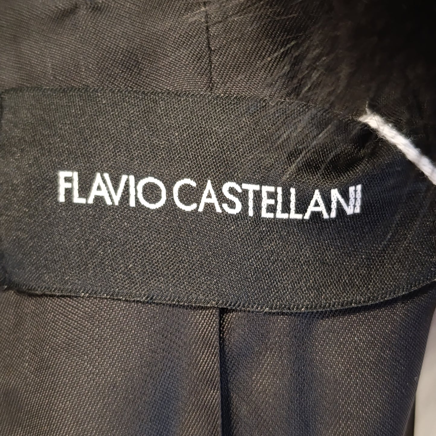 Gilet nero pelo di volpe Flavio Castellani tg 40