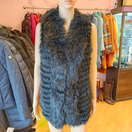 Gilet nero pelo Lapin Twinset tg S/M