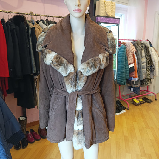 Montone corto Anno Domini marrone tg 42