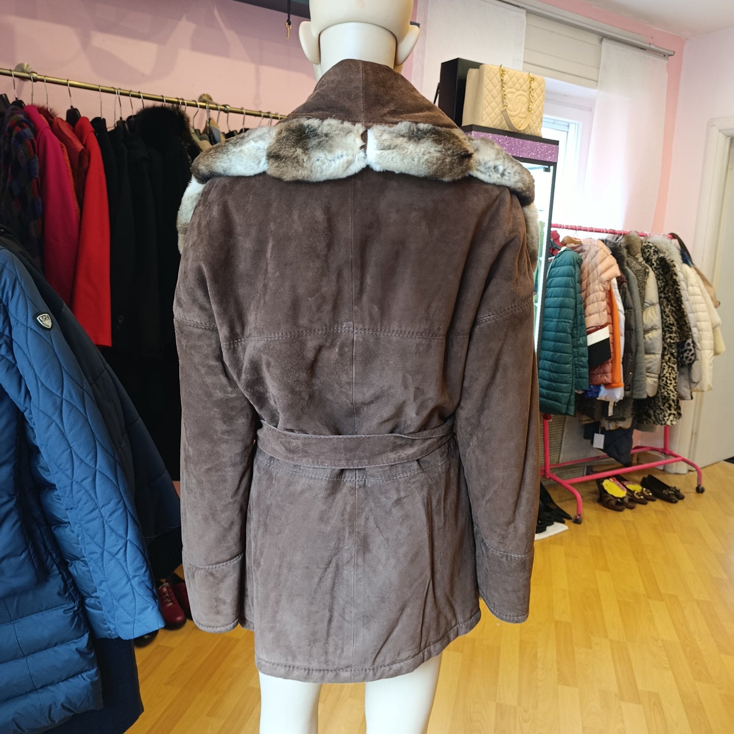 Montone corto Anno Domini marrone tg 42