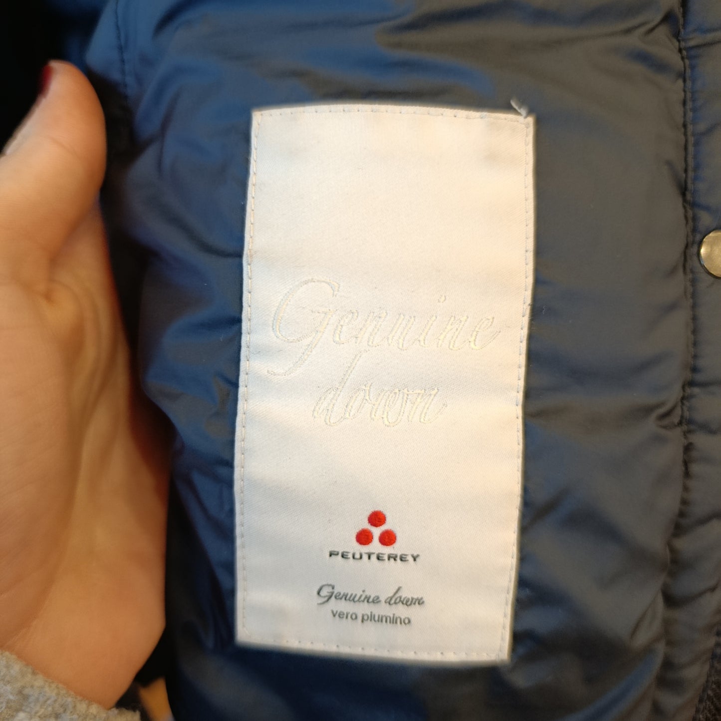 Piumino blu Peuterey tg 42