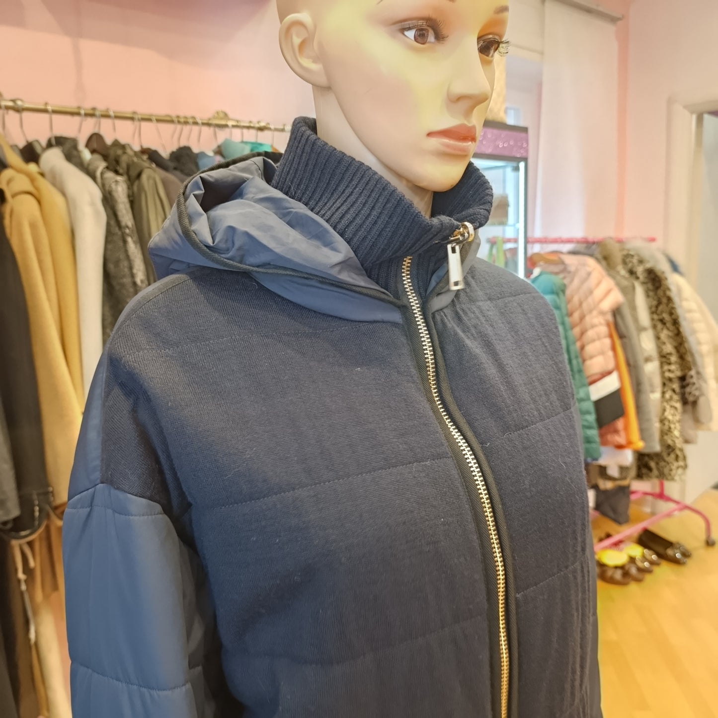 Piumino Intrend / MaxMara blu tg M/L