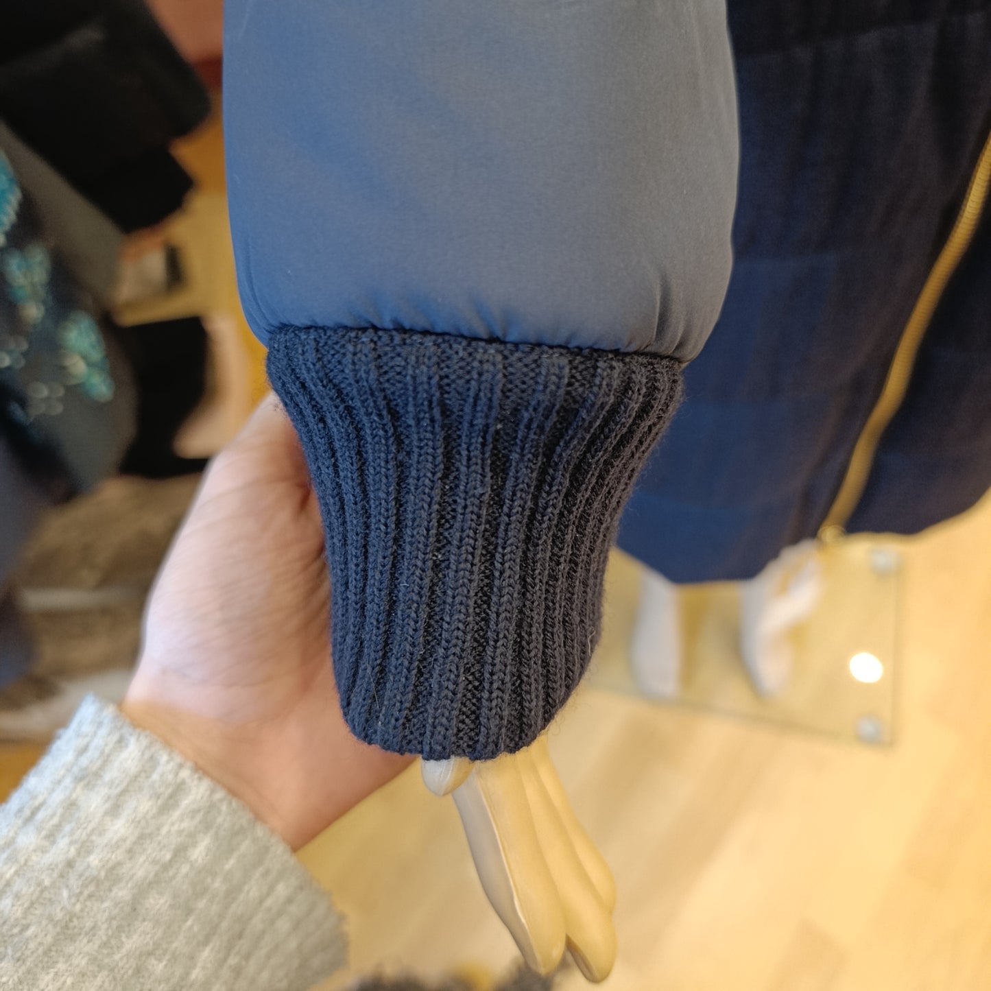 Piumino Intrend / MaxMara blu tg M/L