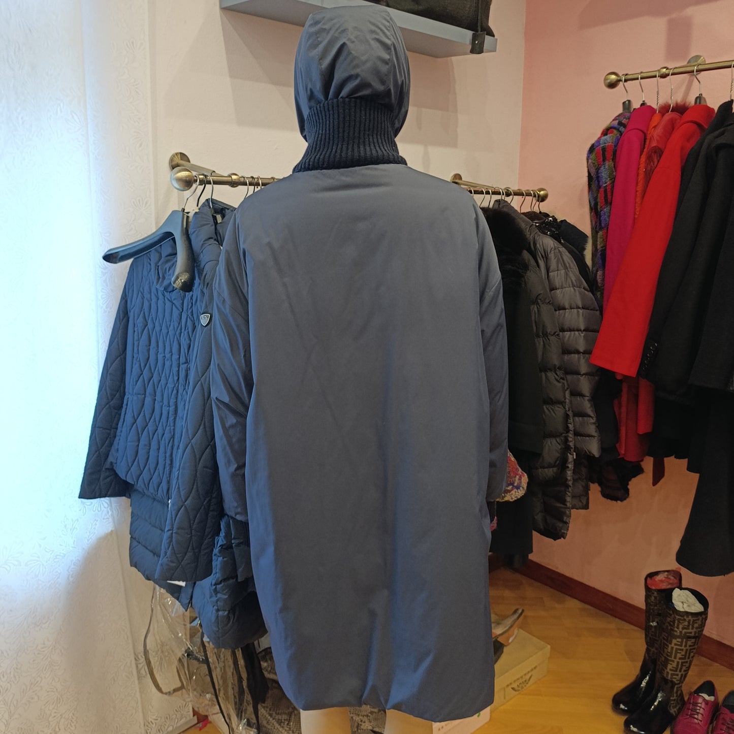 Piumino Intrend / MaxMara blu tg M/L