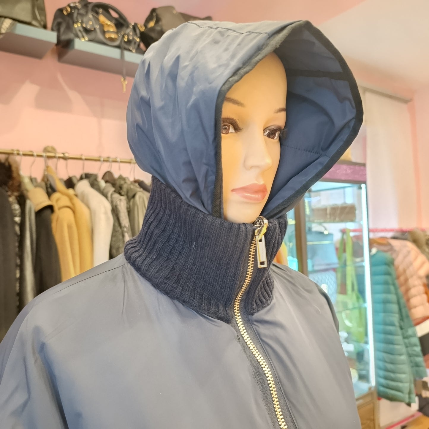 Piumino Intrend / MaxMara blu tg M/L