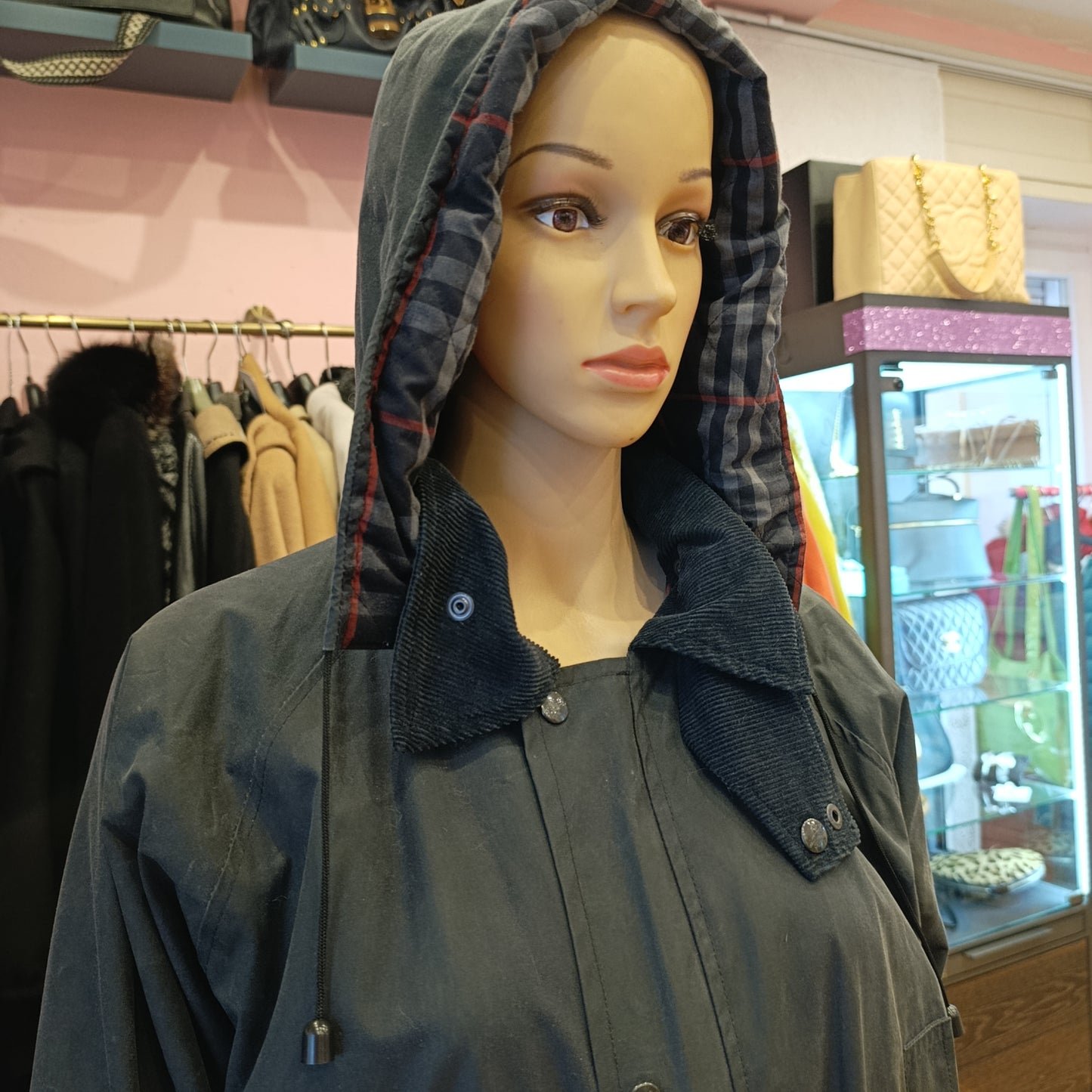 Cappotto Burberry antracite tg L