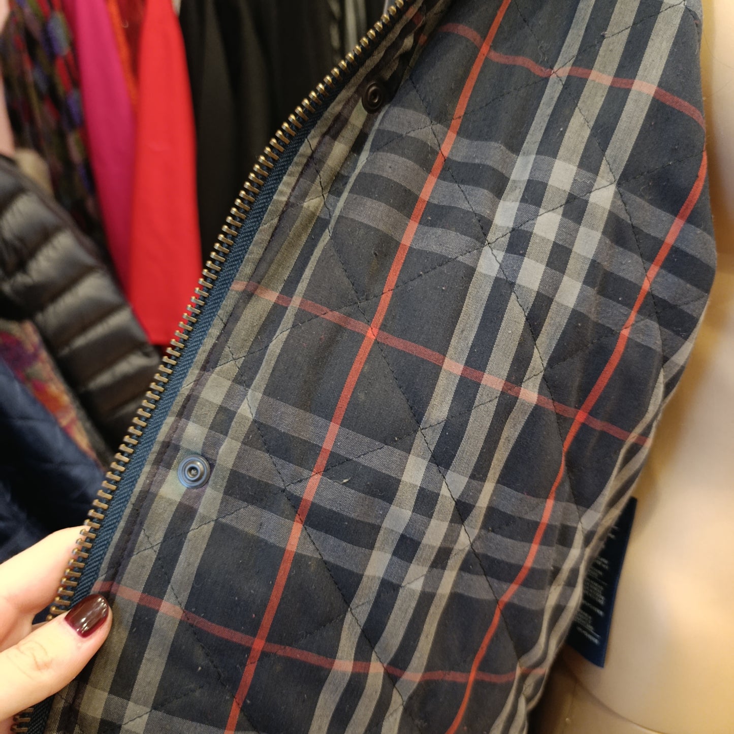 Cappotto Burberry antracite tg L