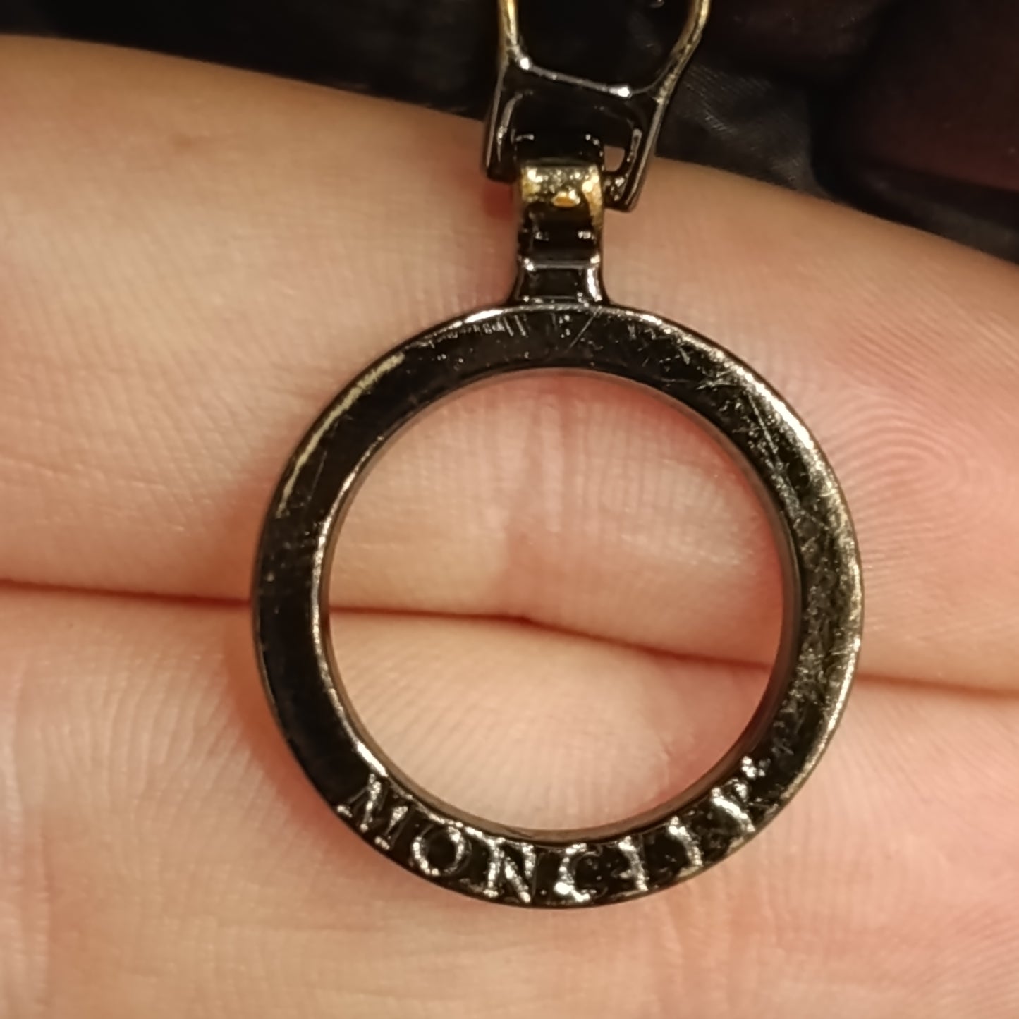 Moncler lungo nero tg 0 XS/S