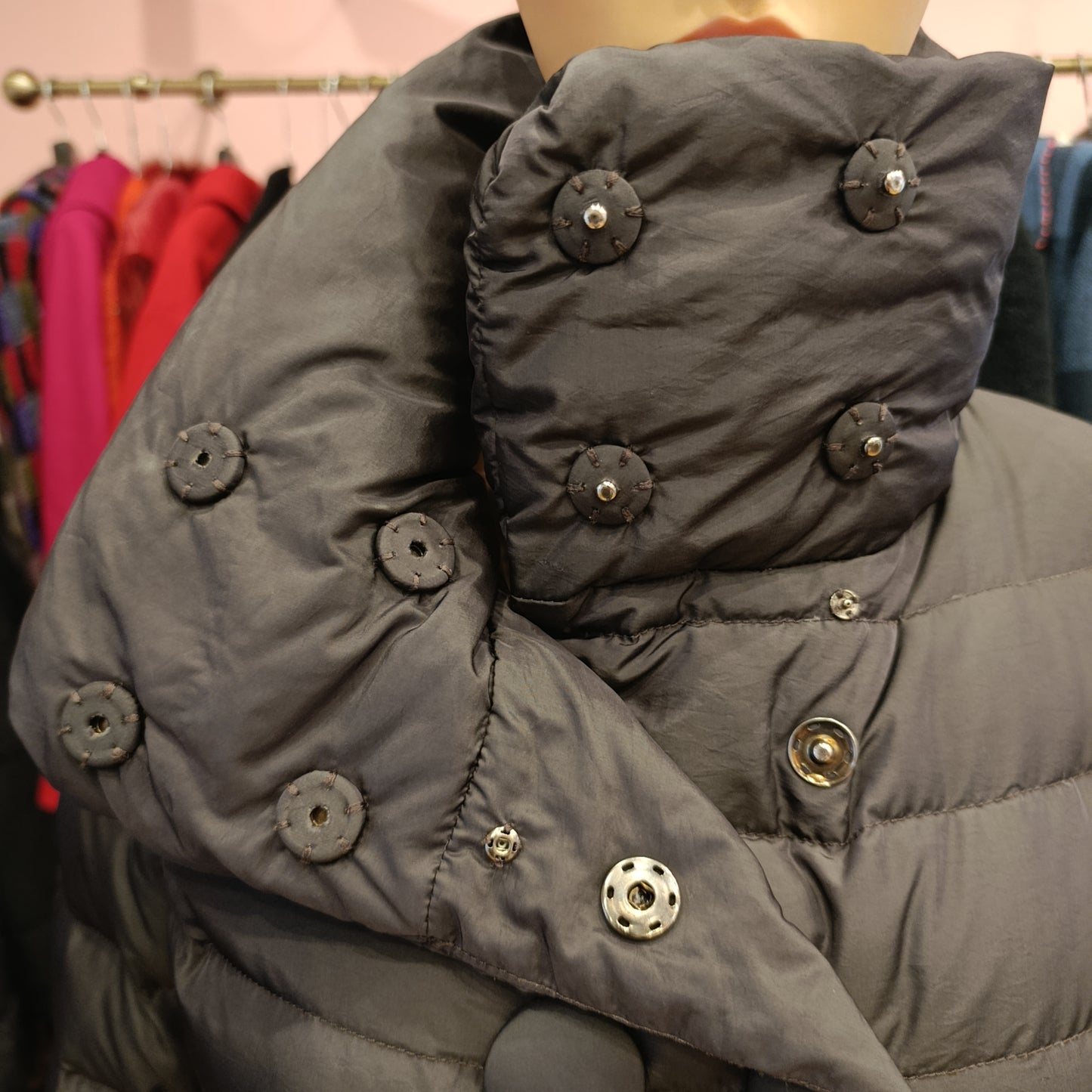 Moncler lungo nero tg 0 XS/S